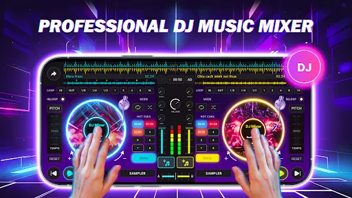 Скриншот 1 — DJ Mixer: Beat Mix - Drum Pad