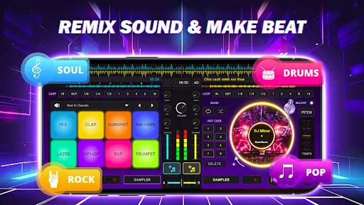 Скриншот 2 — DJ Mixer: Beat Mix - Drum Pad