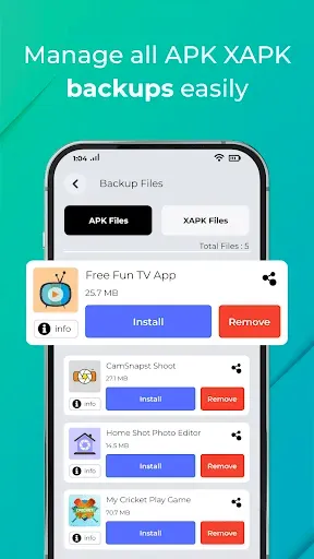 Скриншот 4 — XAPK APK Installer Backup Tool