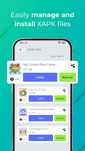 Скриншот 7 — XAPK APK Installer Backup Tool