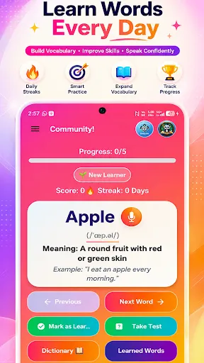 Скриншот 2 — Hello English – Learn Offline