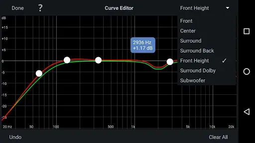 Скриншот 5 — Audyssey MultEQ Editor app