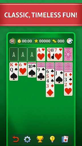 Скриншот 1 — Solitaire - Classic Card Game