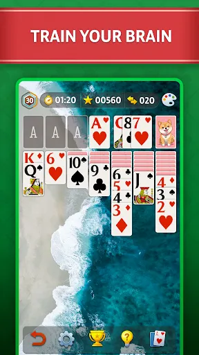 Скриншот 2 — Solitaire - Classic Card Game