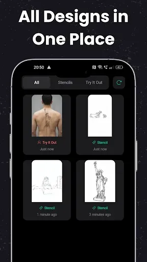 Скриншот 6 — Stencify: Tattoo Stencil Maker