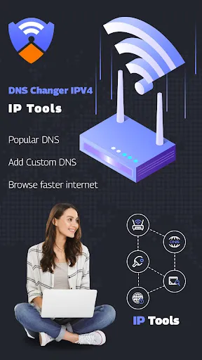 Скриншот 1 — DNS Changer IPV4 - IP Tools