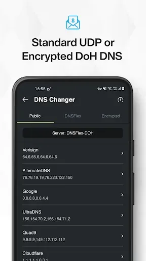 Скриншот 4 — DNS Changer: Fast & Secure DNS