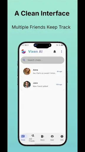 Скриншот 2 — Vixen AI: Chats & Stories