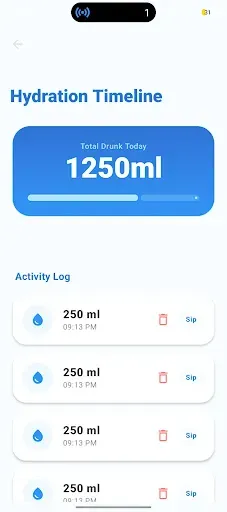 Скриншот 5 — HydrateNow: Water Tracker