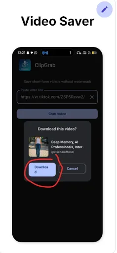 Скриншот 1 — ClipGrab: Скачать видео