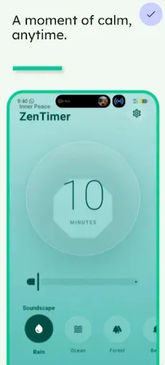 Скриншот 8 — ZenTimer:Таймер Фокуса & Дождь