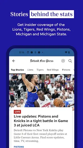 Скриншот 4 — Detroit Free Press: Freep