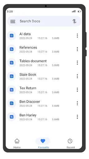 Скриншот 5 — Word Reader Docx Viewer