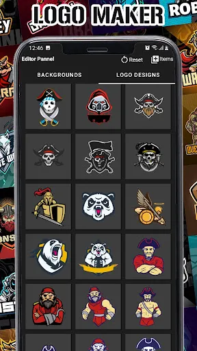 Скриншот 2 — FF Logo Maker - Gaming, Esport
