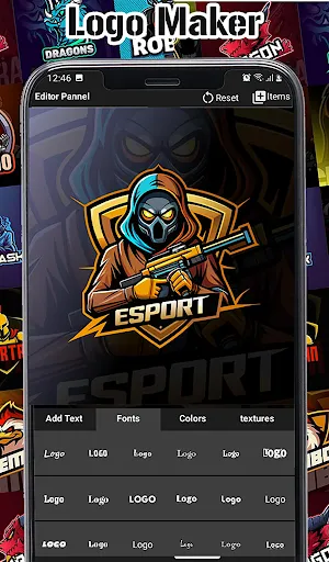 Скриншот 8 — FF Logo Maker - Gaming, Esport