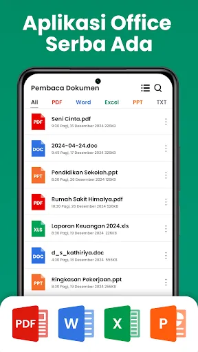 Скриншот 2 — Pembuka File : ZIP, DOCX, XLSX
