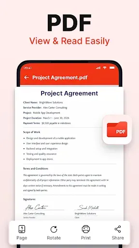 Скриншот 8 — Чтение документов: PDF, Word