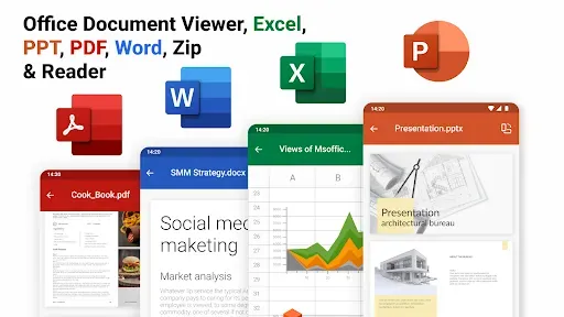 Скриншот 1 — Office Reader - WORD/PDF/EXCEL