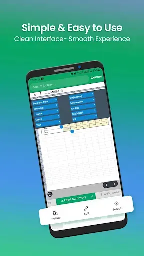 Скриншот 5 — Excel Reader: XLSX, XLS Viewer