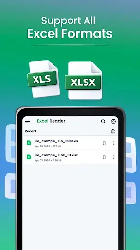 Скриншот 7 — Excel Reader: XLSX, XLS Viewer