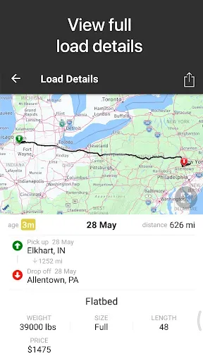 Скриншот 4 — Doft Load Board & Truck Loads