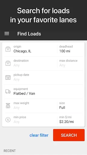 Скриншот 6 — Doft Load Board & Truck Loads