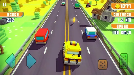 Скриншот 5 — Blocky Highway: Traffic Racing