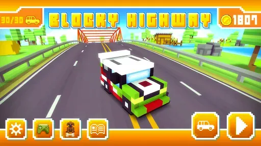 Скриншот 6 — Blocky Highway: Traffic Racing
