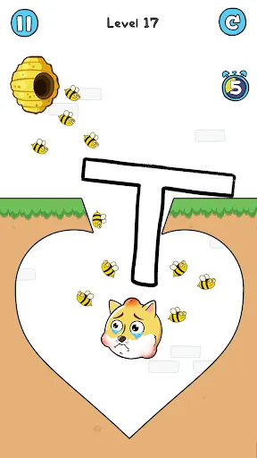 Скриншот 4 — Doge Rescue: Draw To Save