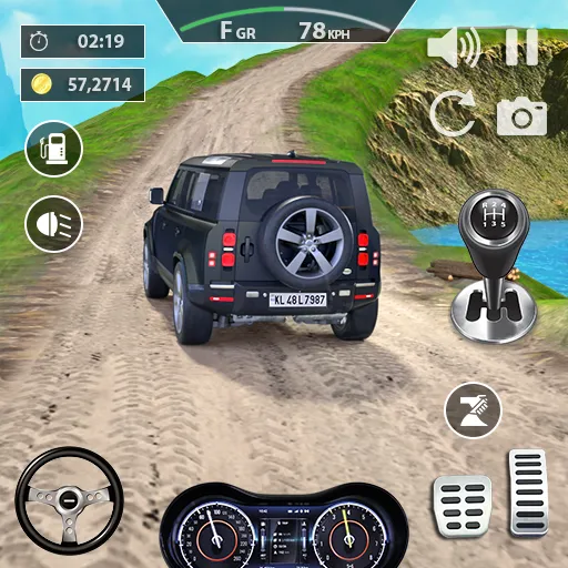 Скриншот 1 — Offroad Car Parking Car Games