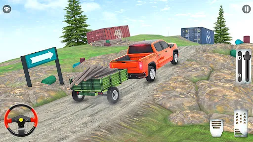 Скриншот 5 — Offroad Car Parking Car Games