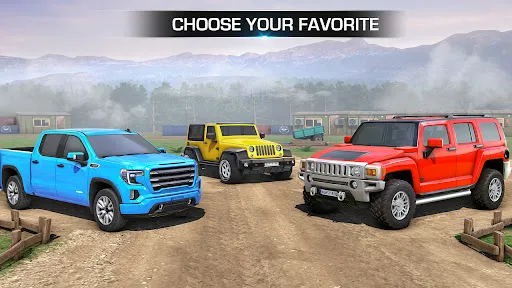 Скриншот 8 — Offroad Car Parking Car Games