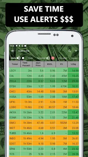 Скриншот 1 — Realtime Stock Screener