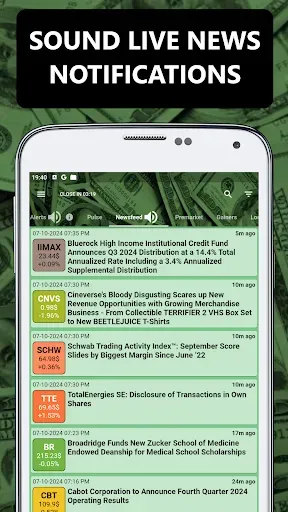 Скриншот 3 — Realtime Stock Screener