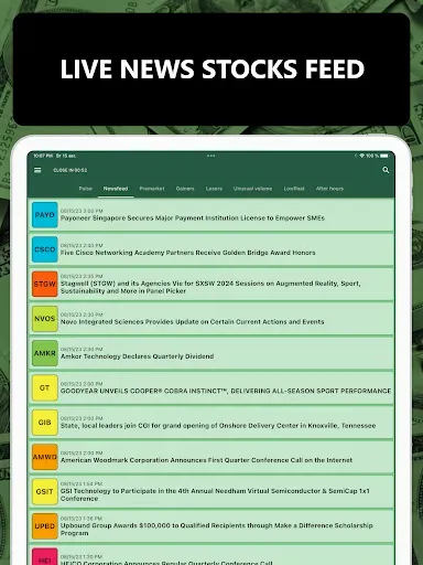 Скриншот 8 — Realtime Stock Screener