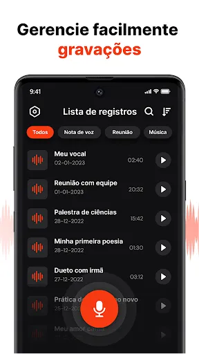 Скриншот 2 — Gravador de Voz