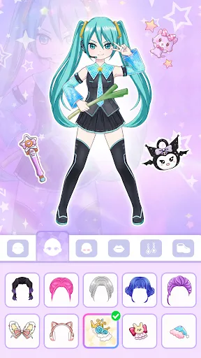 Скриншот 1 — Anime Dress Up & Makeup Doll