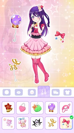 Скриншот 4 — Anime Dress Up & Makeup Doll