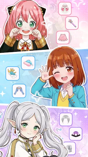 Скриншот 5 — Anime Dress Up & Makeup Doll