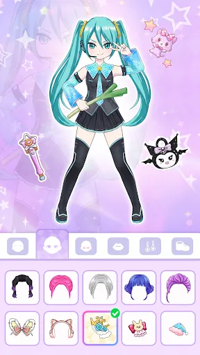 Скриншот 6 — Anime Dress Up & Makeup Doll