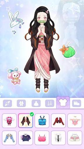 Скриншот 8 — Anime Dress Up & Makeup Doll