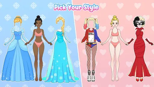 Скриншот 2 — Paper Doll Makeover & Dress Up