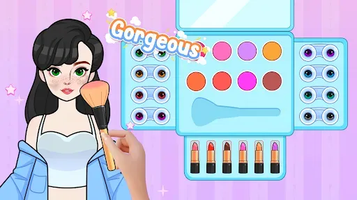 Скриншот 4 — Paper Doll Makeover & Dress Up