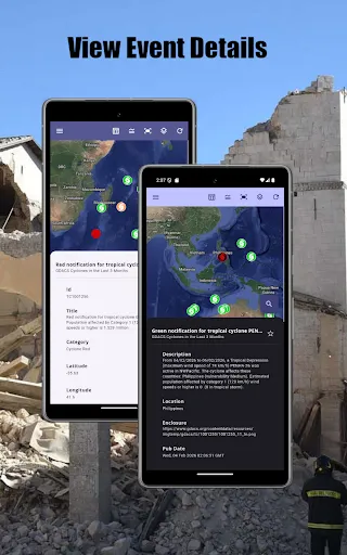 Скриншот 2 — Natural Disaster Monitor