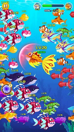 Скриншот 1 — Ocean Domination - Fish.IO