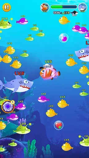 Скриншот 3 — Ocean Domination - Fish.IO