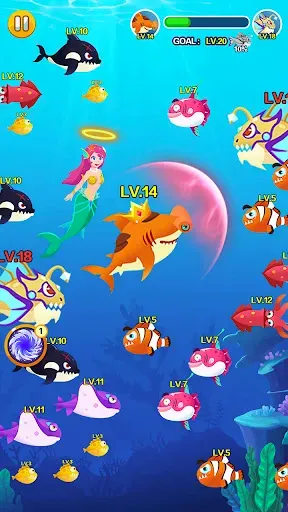 Скриншот 5 — Ocean Domination - Fish.IO