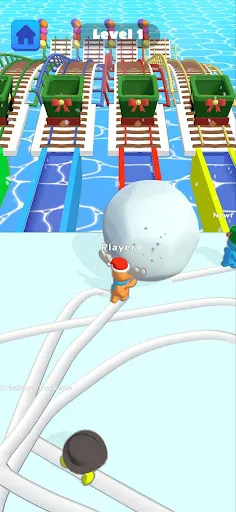 Скриншот 3 — Ice Runner Battle: Snow Race