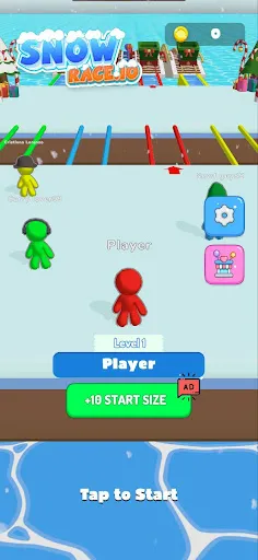 Скриншот 7 — Ice Runner Battle: Snow Race