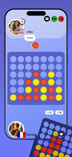 Скриншот 1 — Four in a row - Connect Online